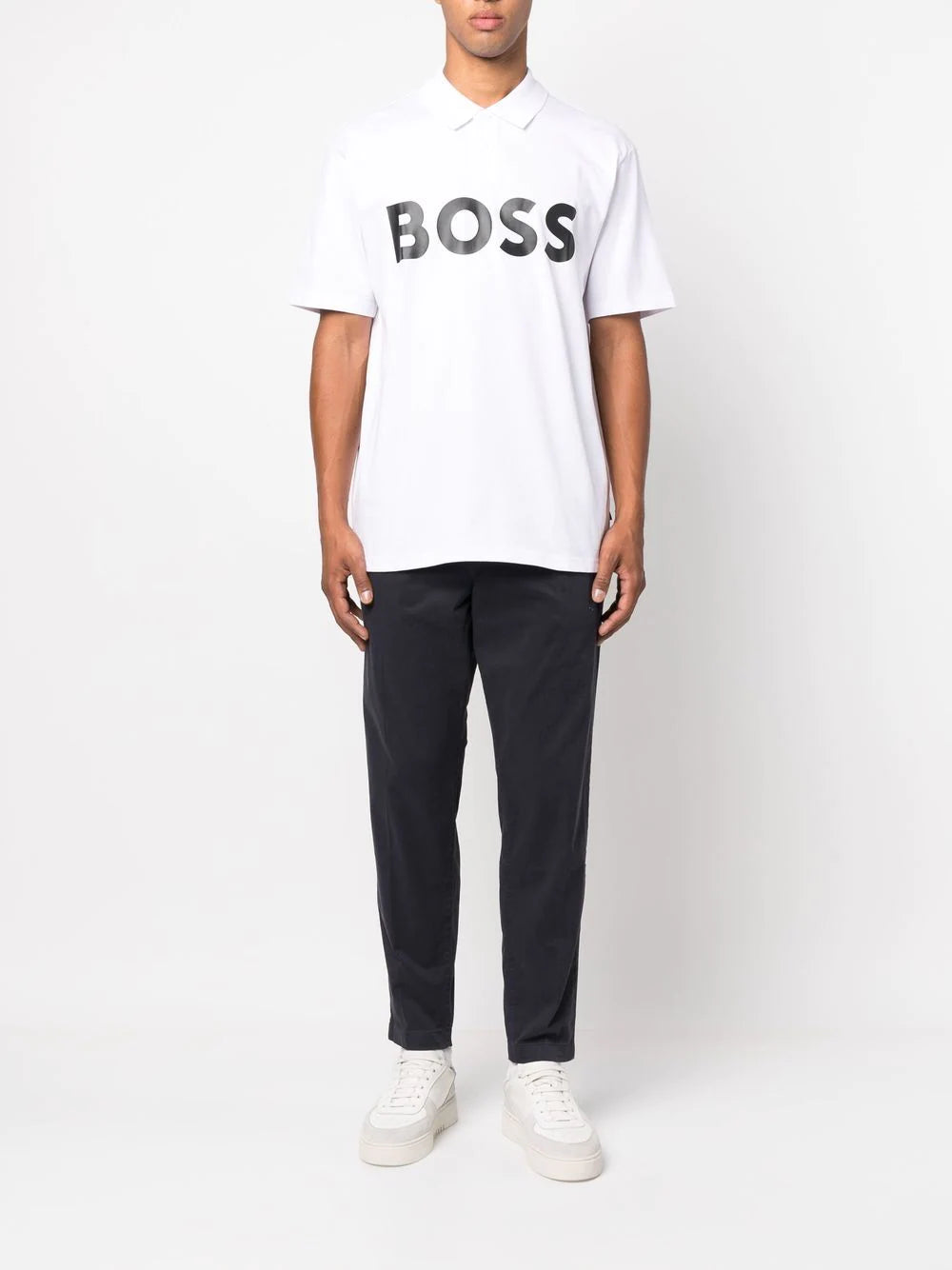 BOSS  logo-print short-sleeve T-shirt