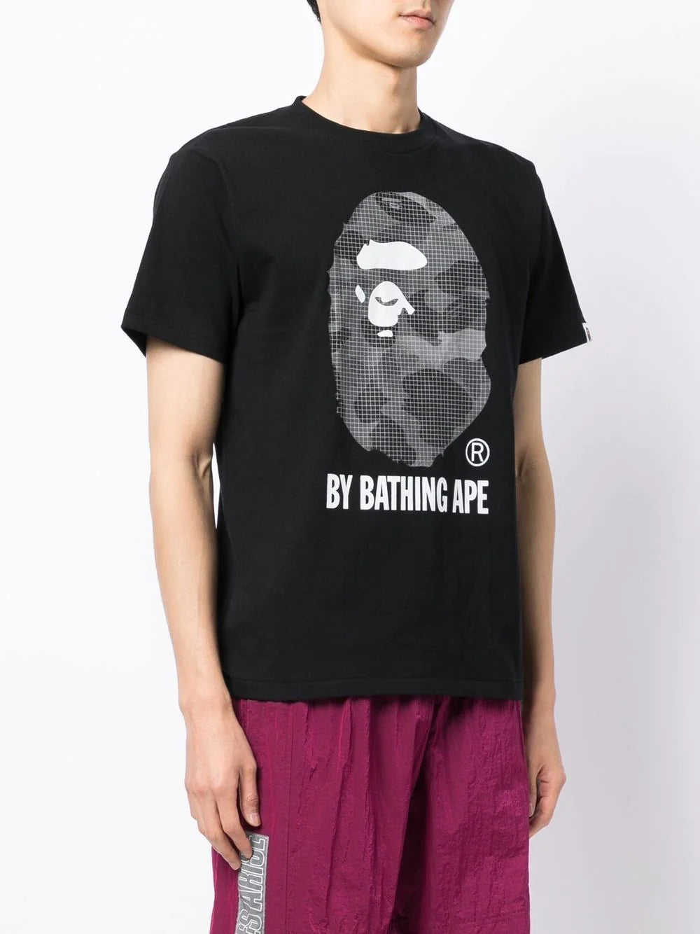 A BATHING APE®  logo print T-shirt