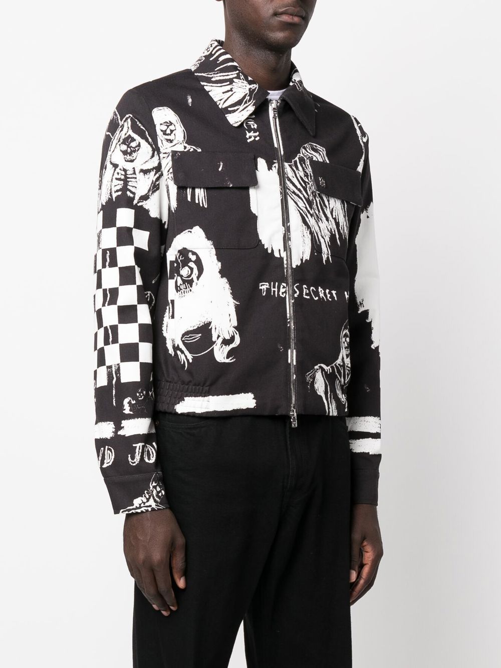 AMIRI graphic-print shirt jacket