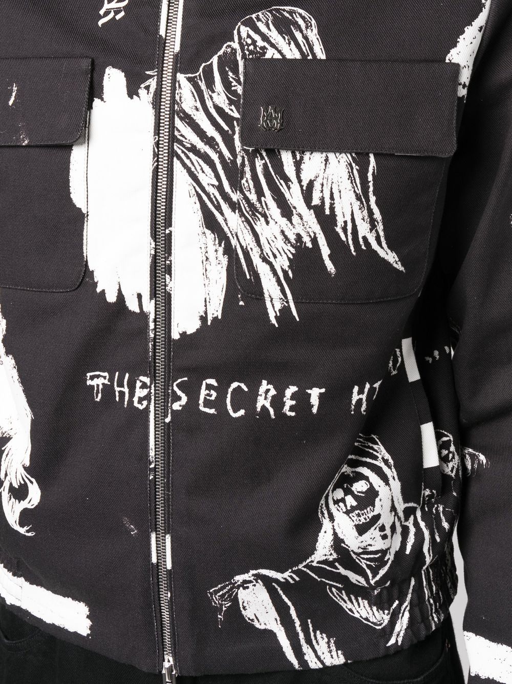 AMIRI graphic-print shirt jacket