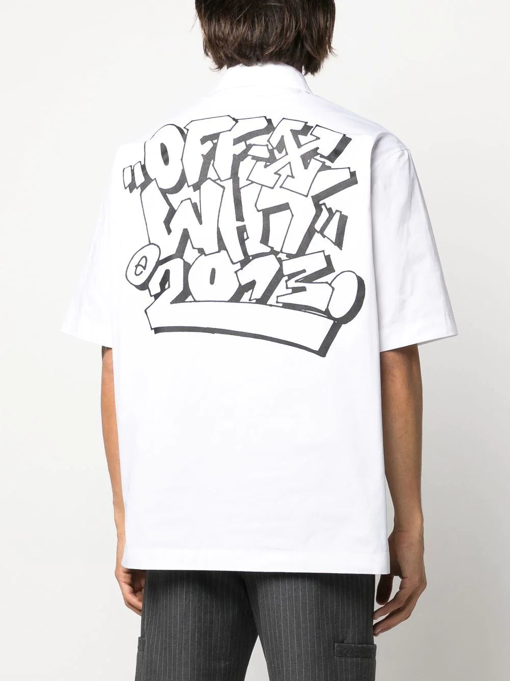 Off-white graphic-print short sleeve shirt