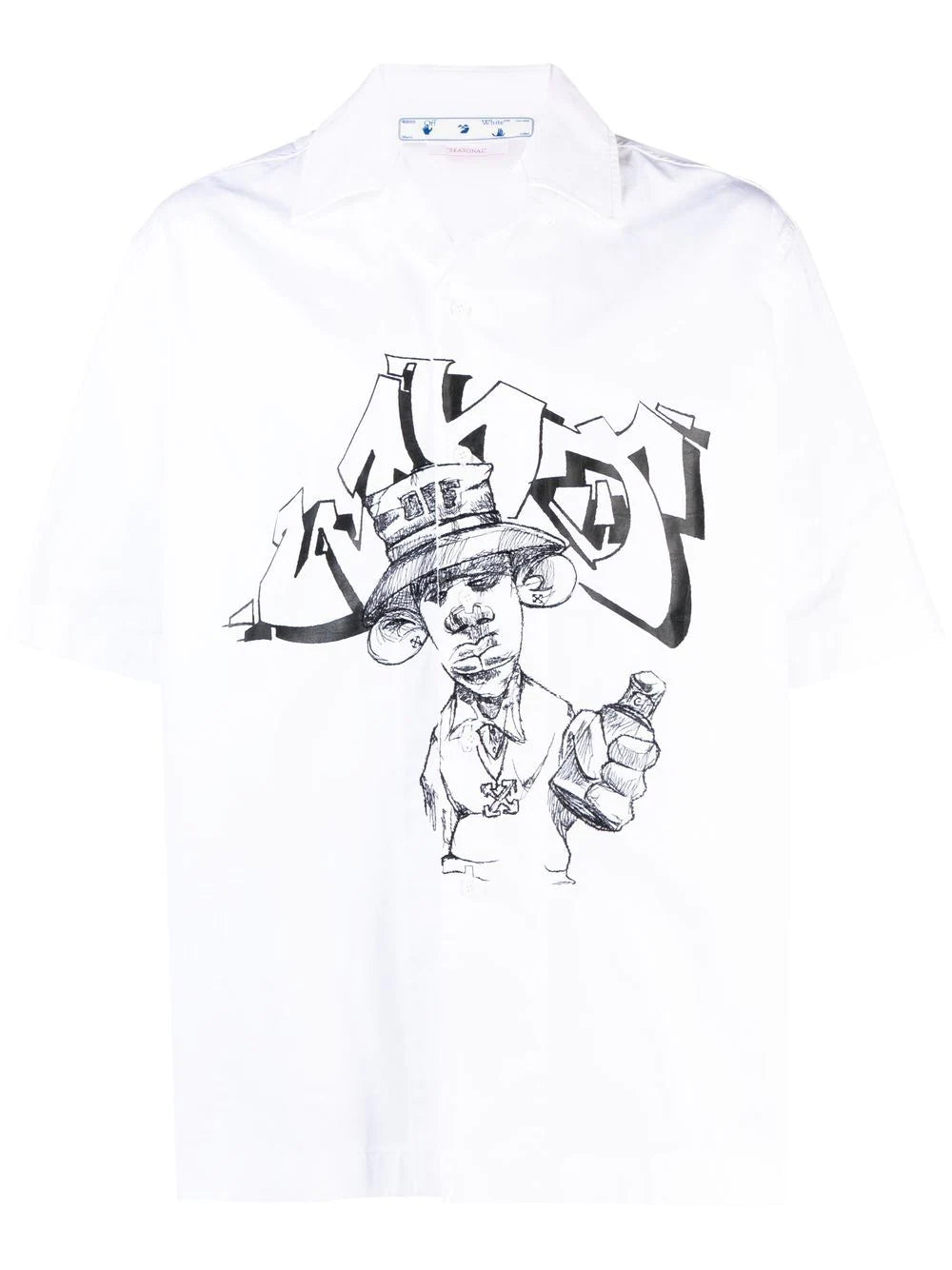 Off-white graphic-print short sleeve shirt