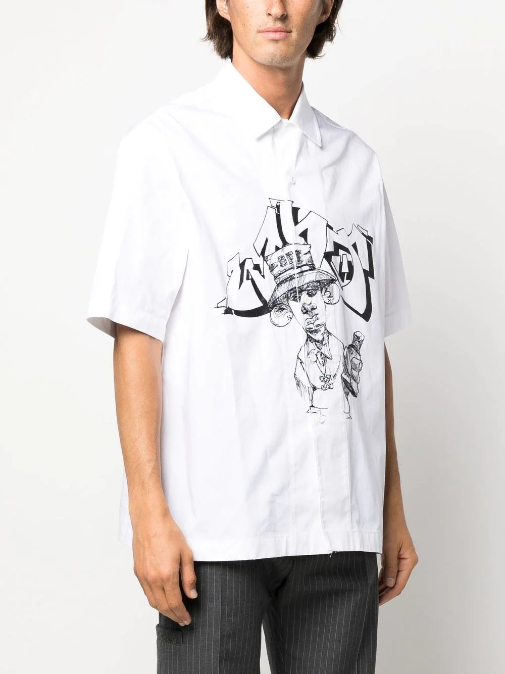 Off-white graphic-print short sleeve shirt