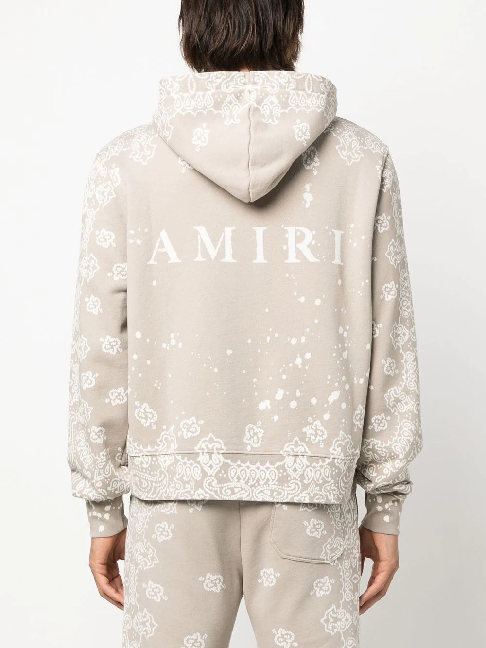 AMIRI  logo-print bandana hoodie