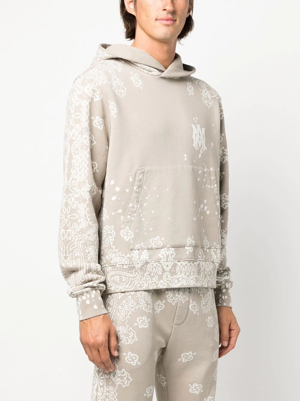 AMIRI  logo-print bandana hoodie