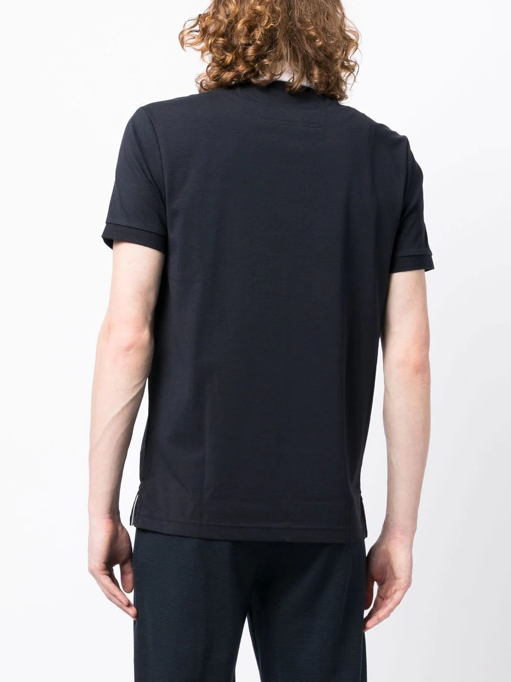 BOSS  logo-print short-sleeved polo shirt