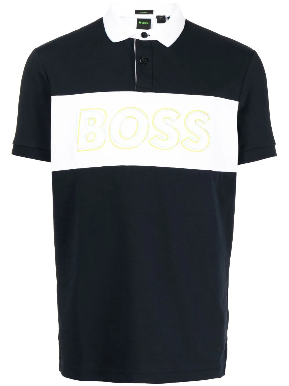 BOSS  logo-print short-sleeved polo shirt