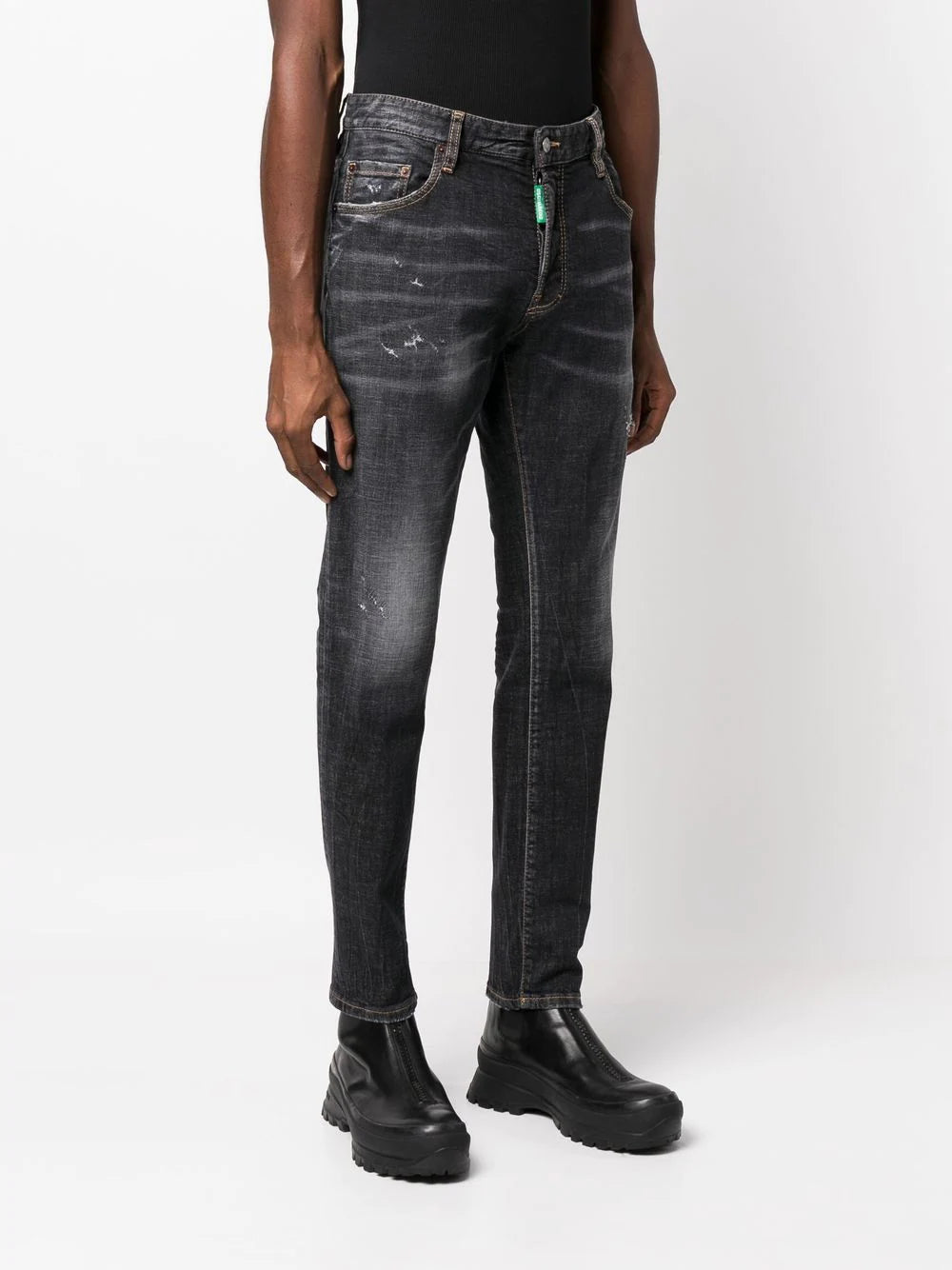 Dsquared2 distressed skinny-cut jeans