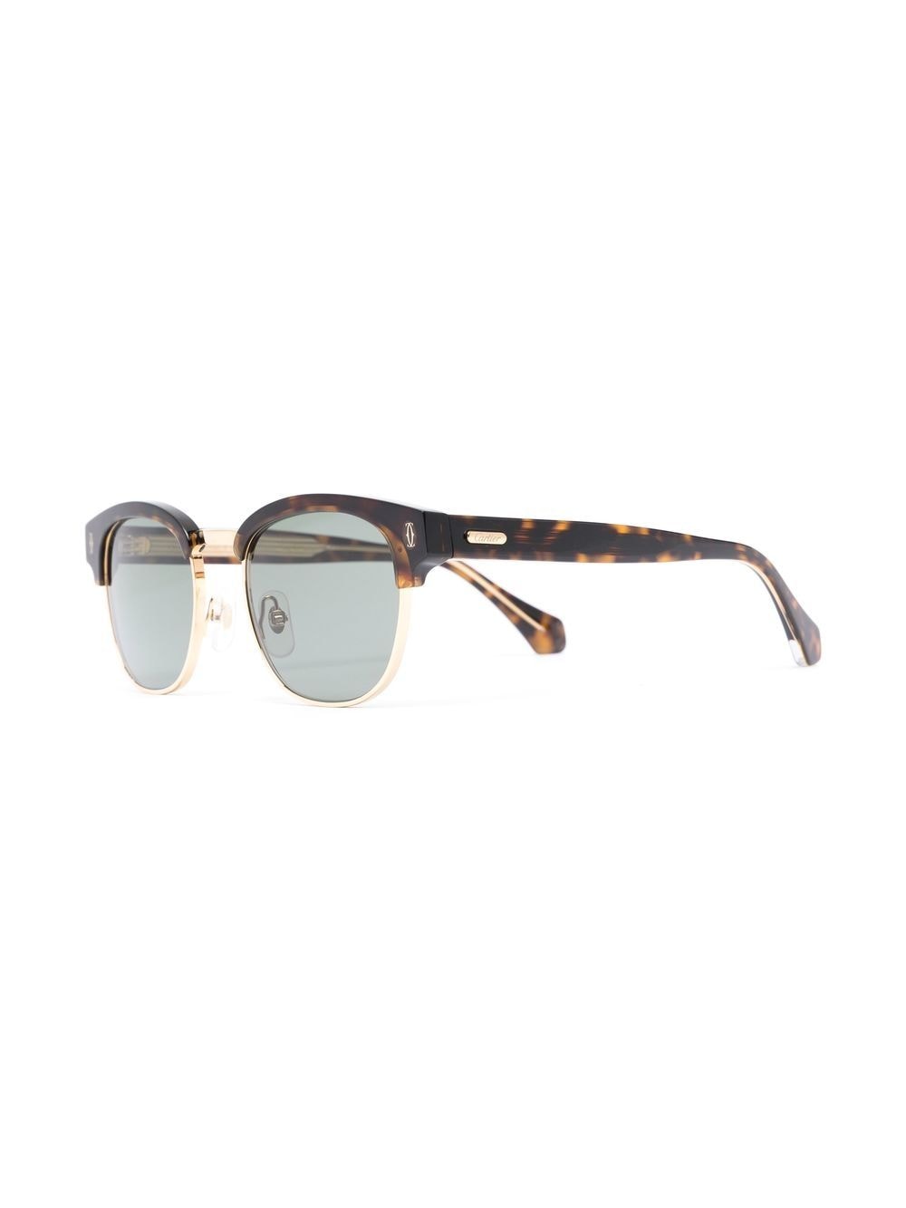 Cartier Eyewear tortoiseshell-effect sunglasses