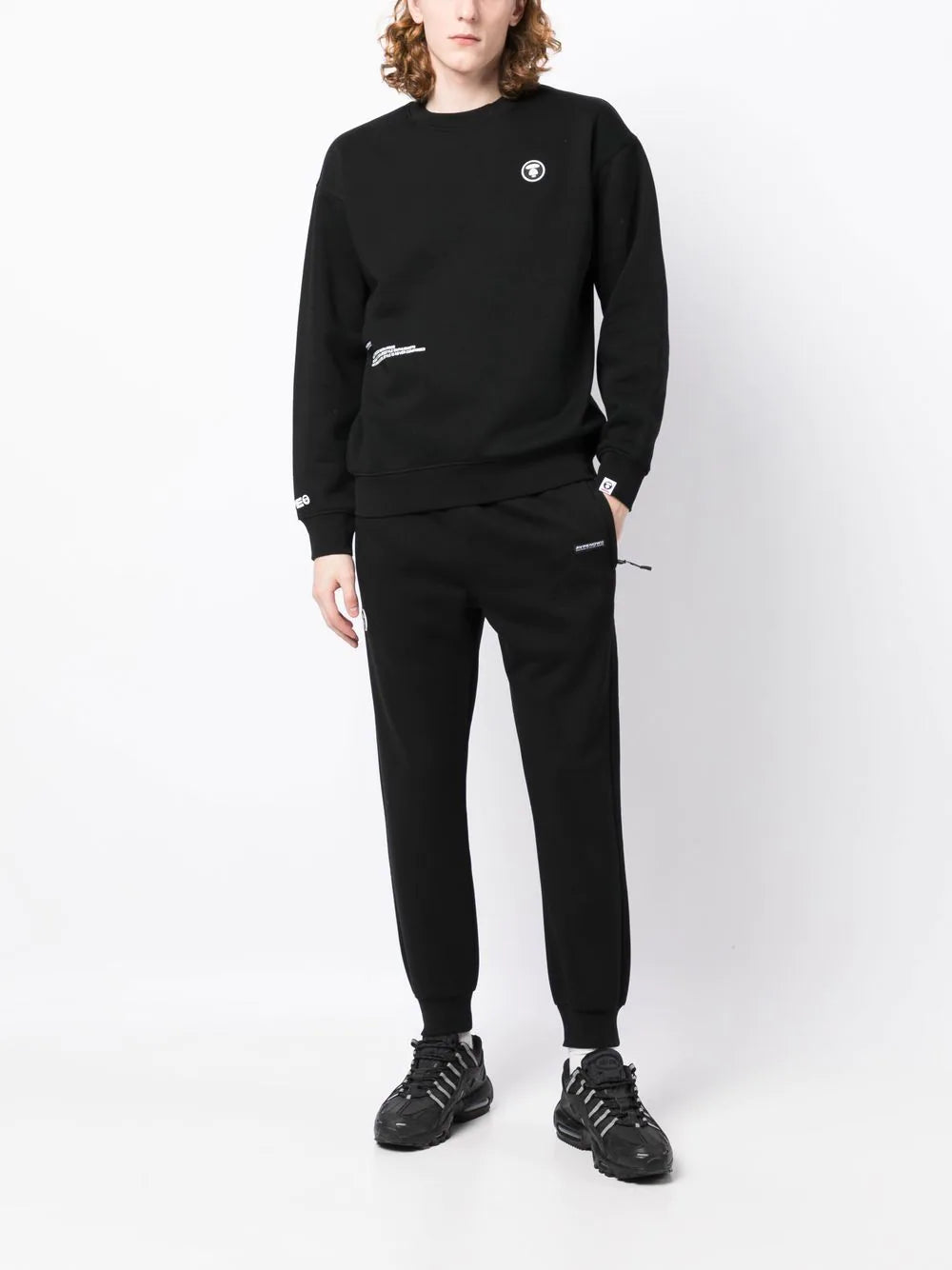AAPE BY *A BATHING APE®  logo-patch track pants