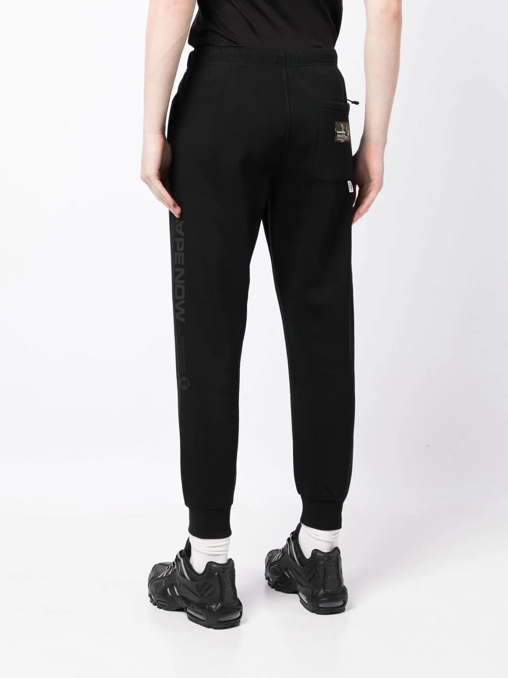 AAPE BY *A BATHING APE®  logo-patch track pants