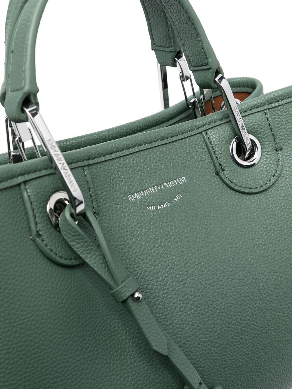 Emporio Armani logo-plaque tote bag