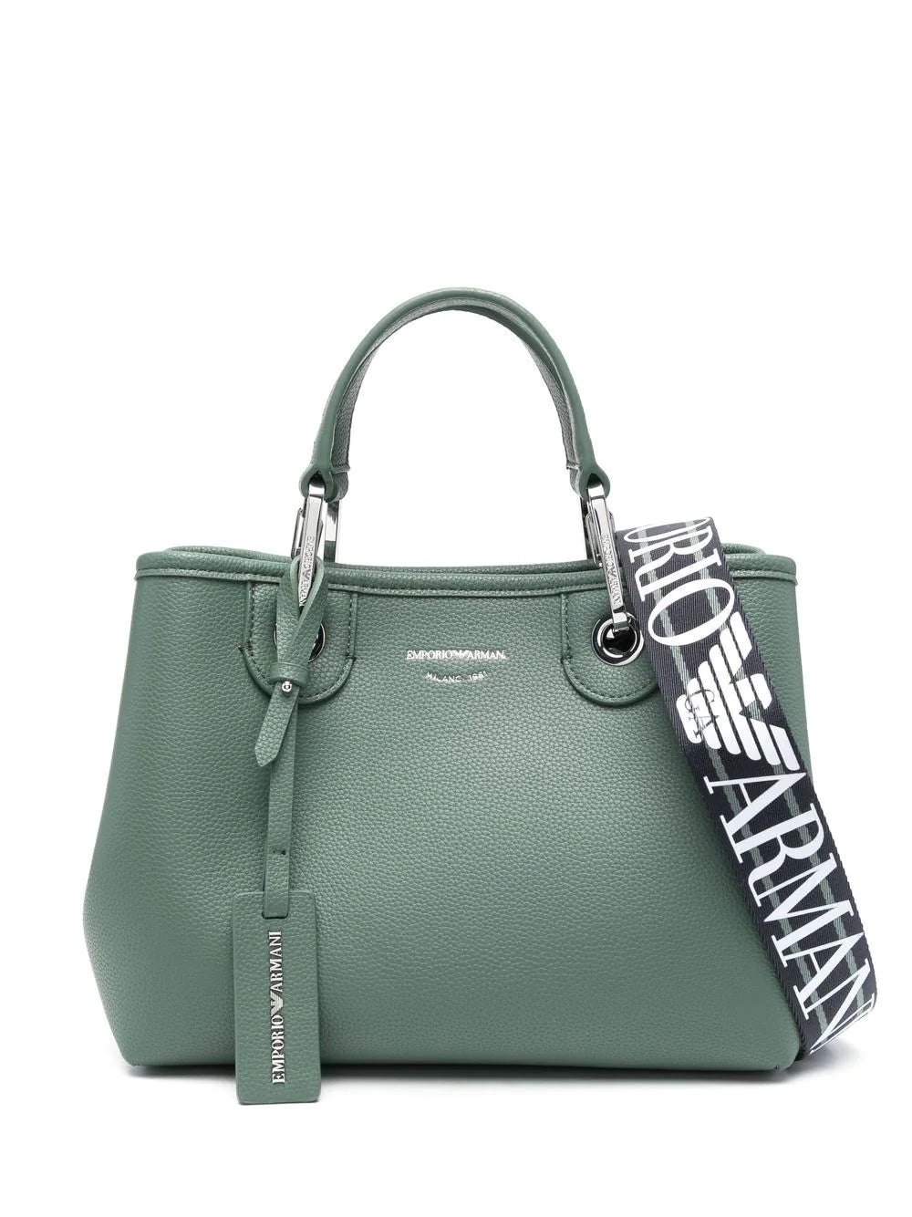 Emporio Armani logo-plaque tote bag