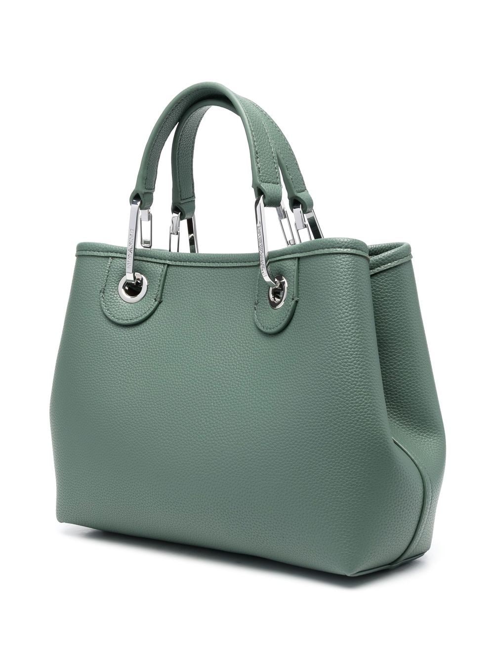 Emporio Armani logo-plaque tote bag