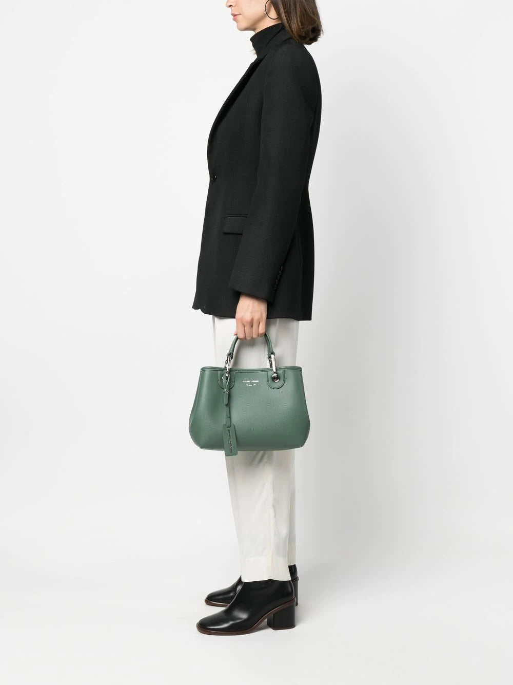 Emporio Armani logo-plaque tote bag