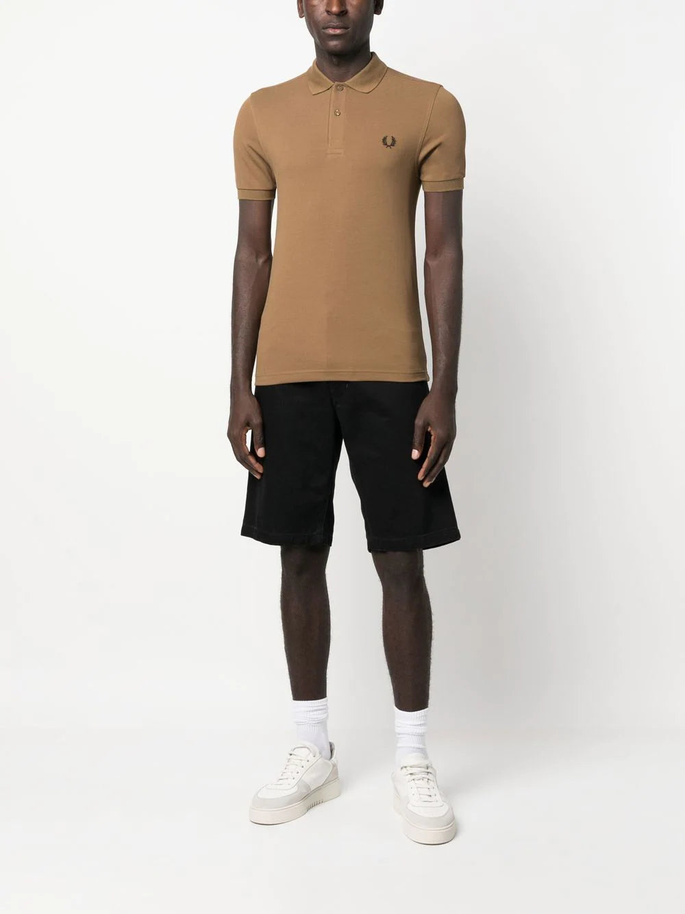 Fred Perry embroidered-logo polo shirt