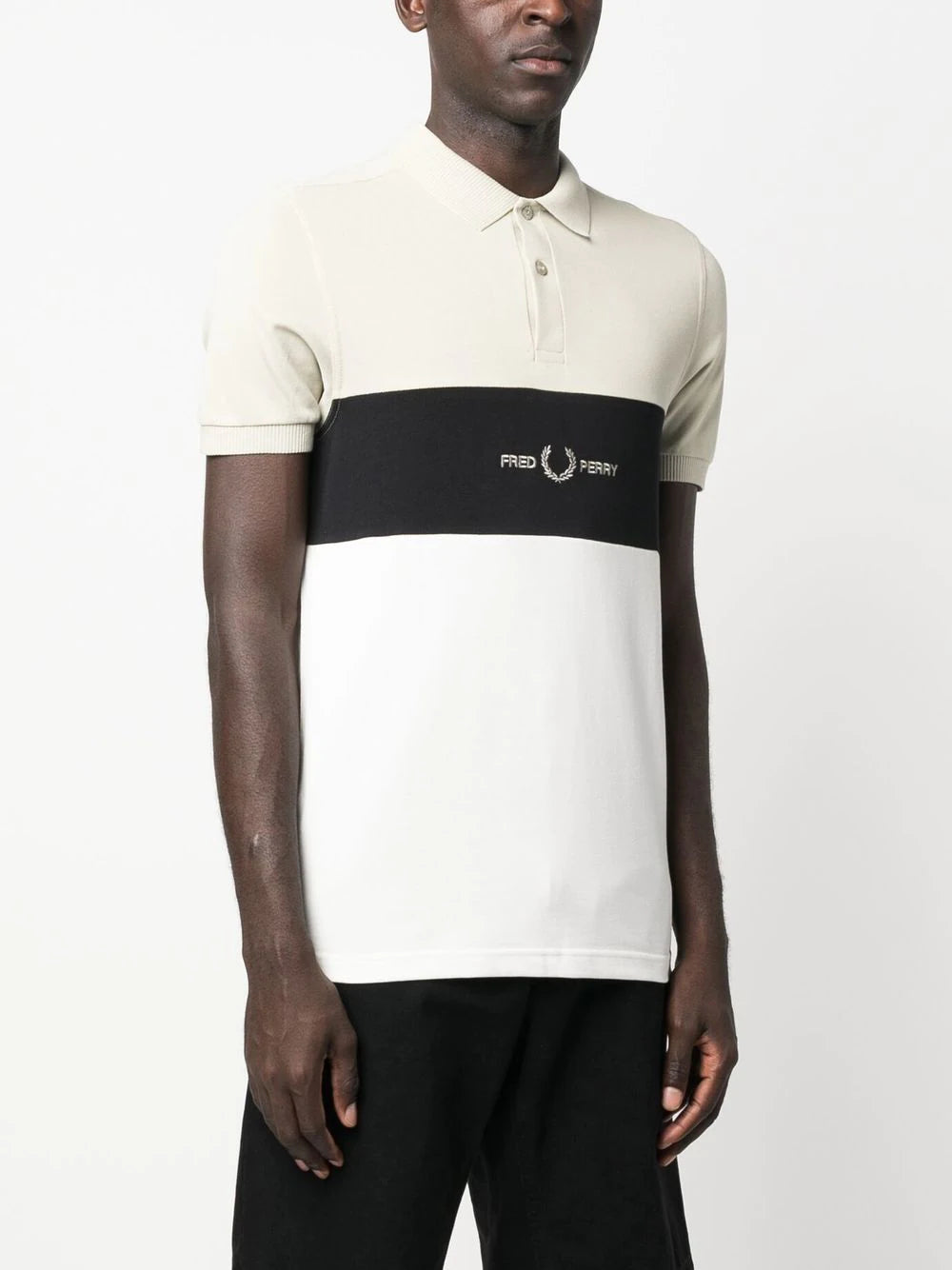 Fred Perry logo-print short-sleeved polo shirt