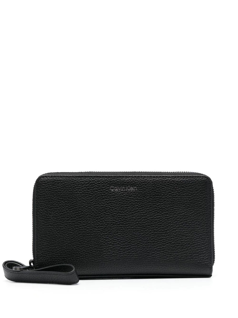 Calvin Klein  double-compartment leather wallet