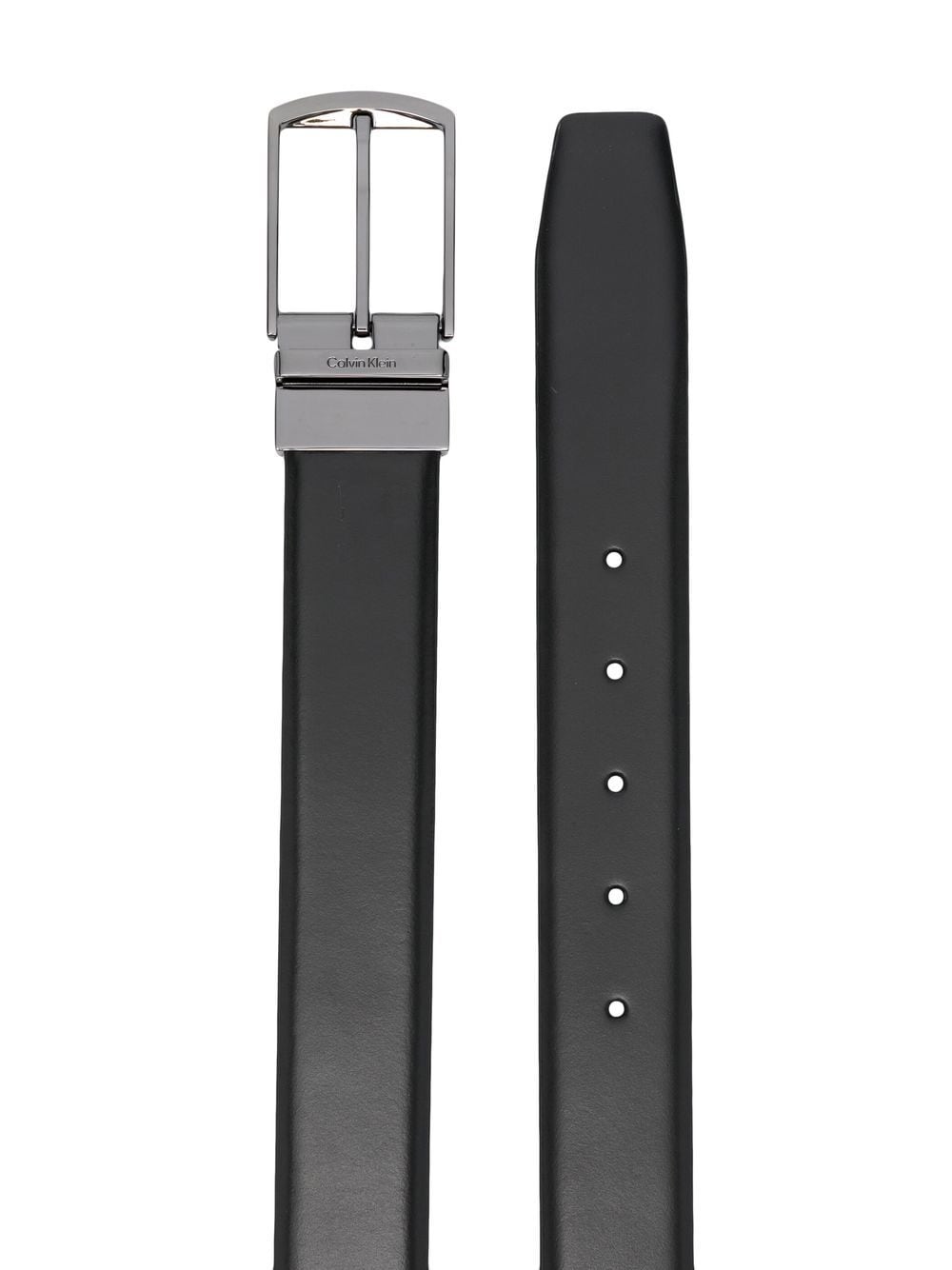 Calvin Klein buckled leather belt
