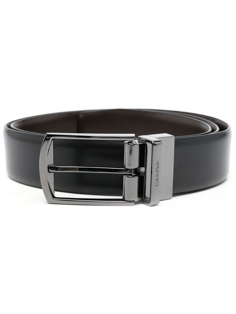 Calvin Klein buckled leather belt