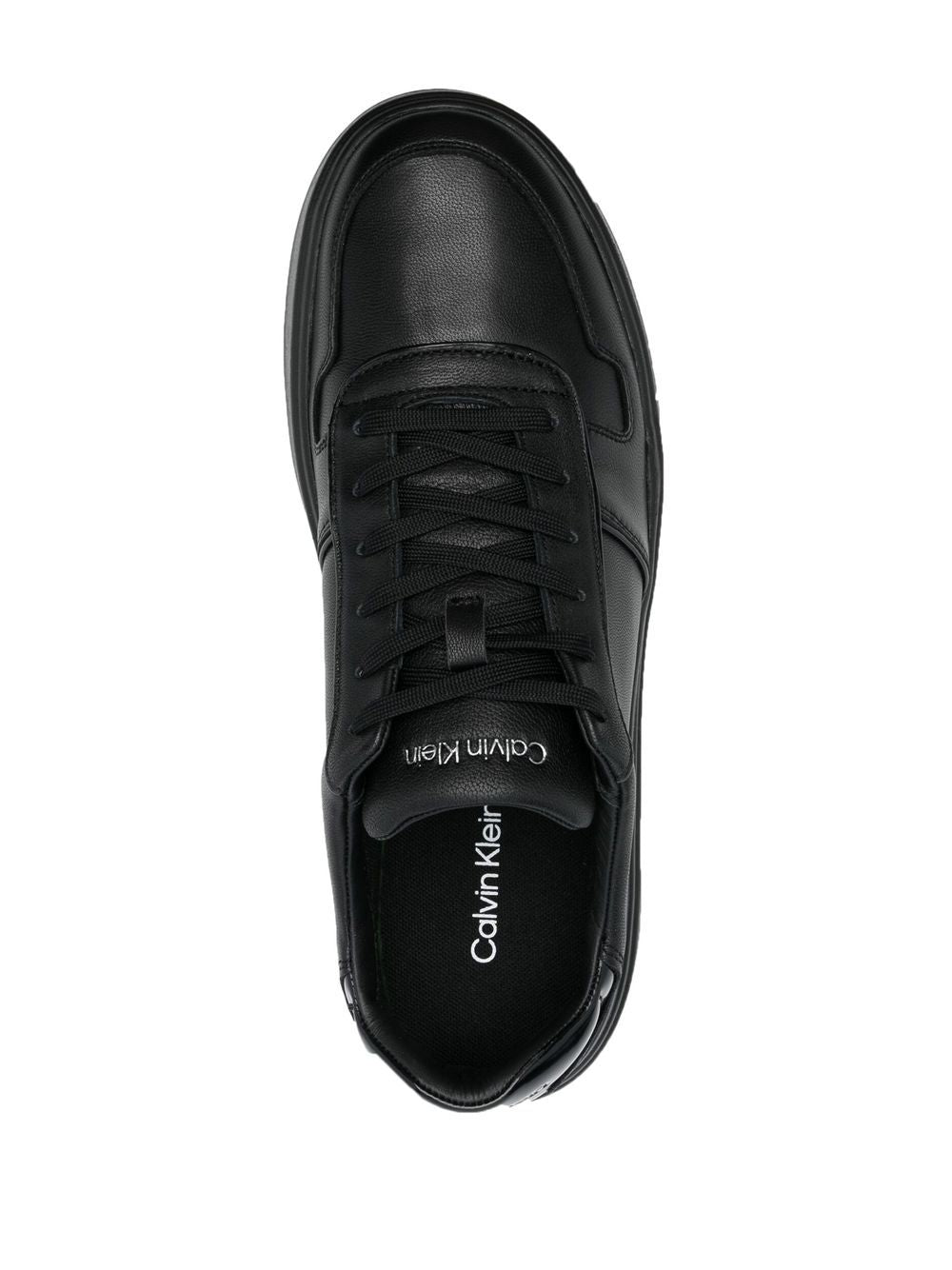 Calvin Klein flatform leather sneakers