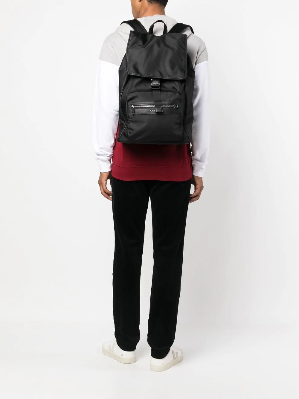 Calvin Klein logo-lettering backpack