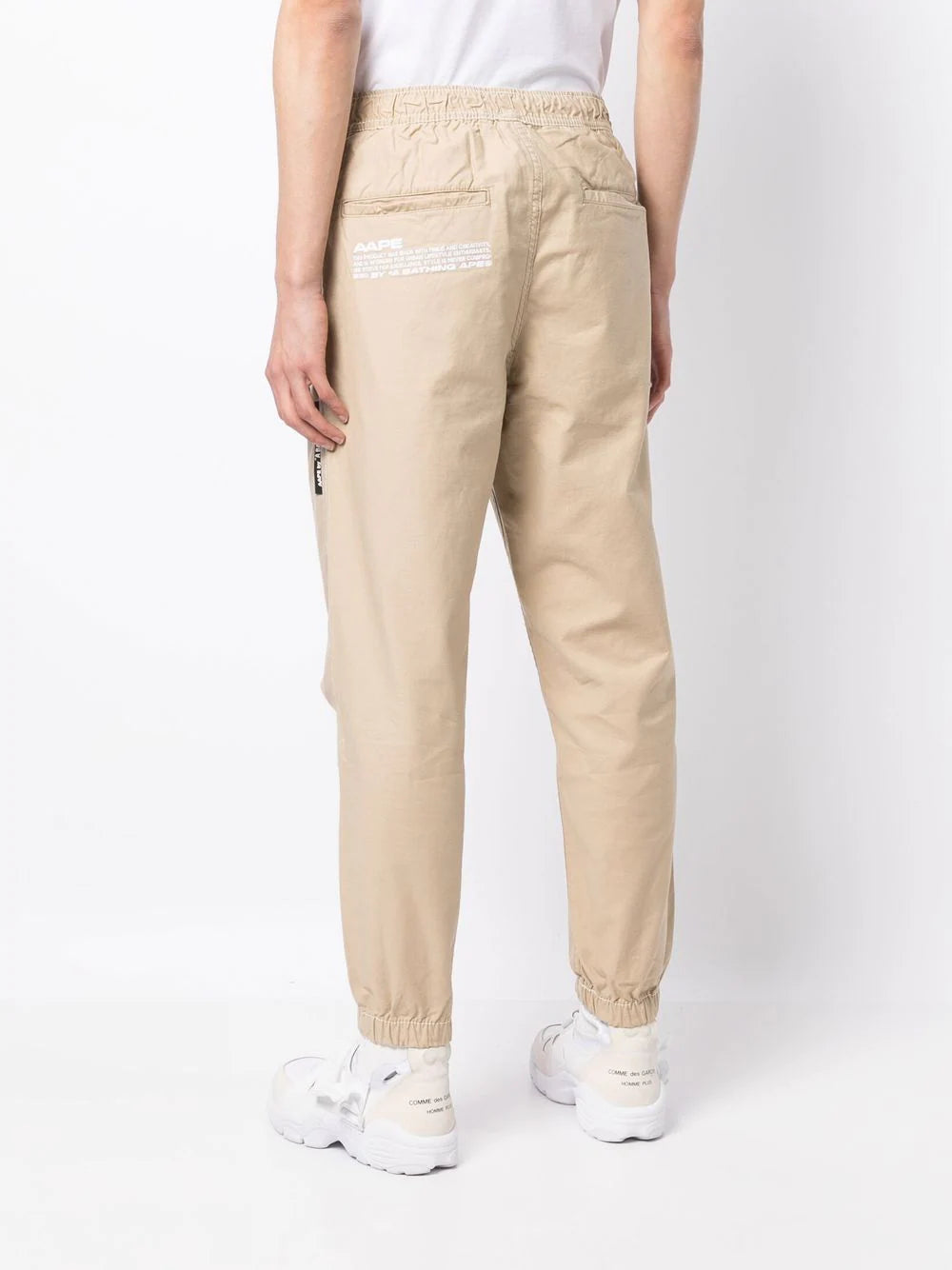 AAPE BY *A BATHING APE®  logo-patch track pants