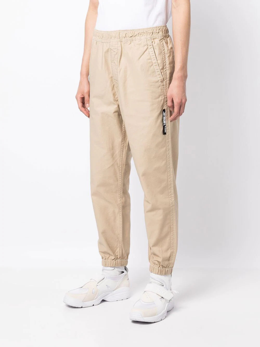 AAPE BY *A BATHING APE®  logo-patch track pants