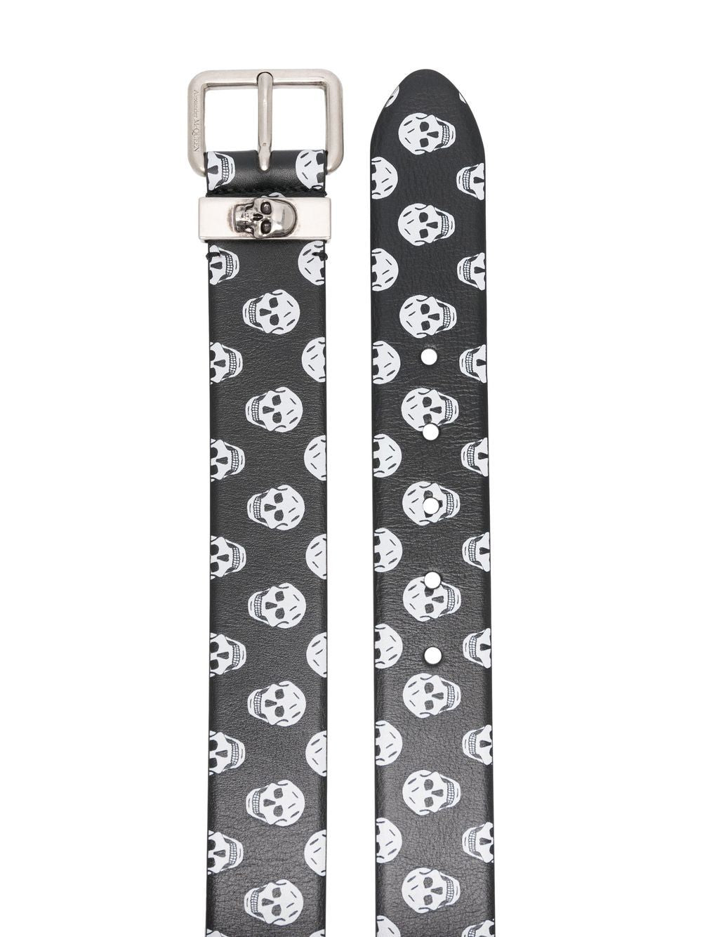 Alexander Mcqueen skull print buckle belt
