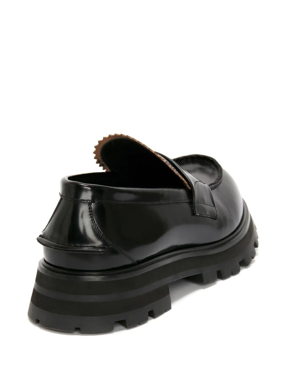 Alexander McQueen  coin-embellished penny loafers