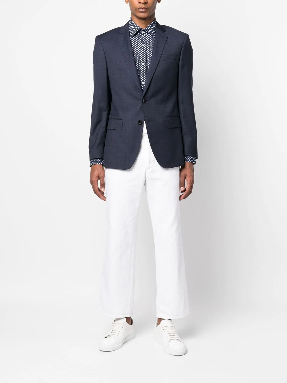 Boss polka-dot print shirt