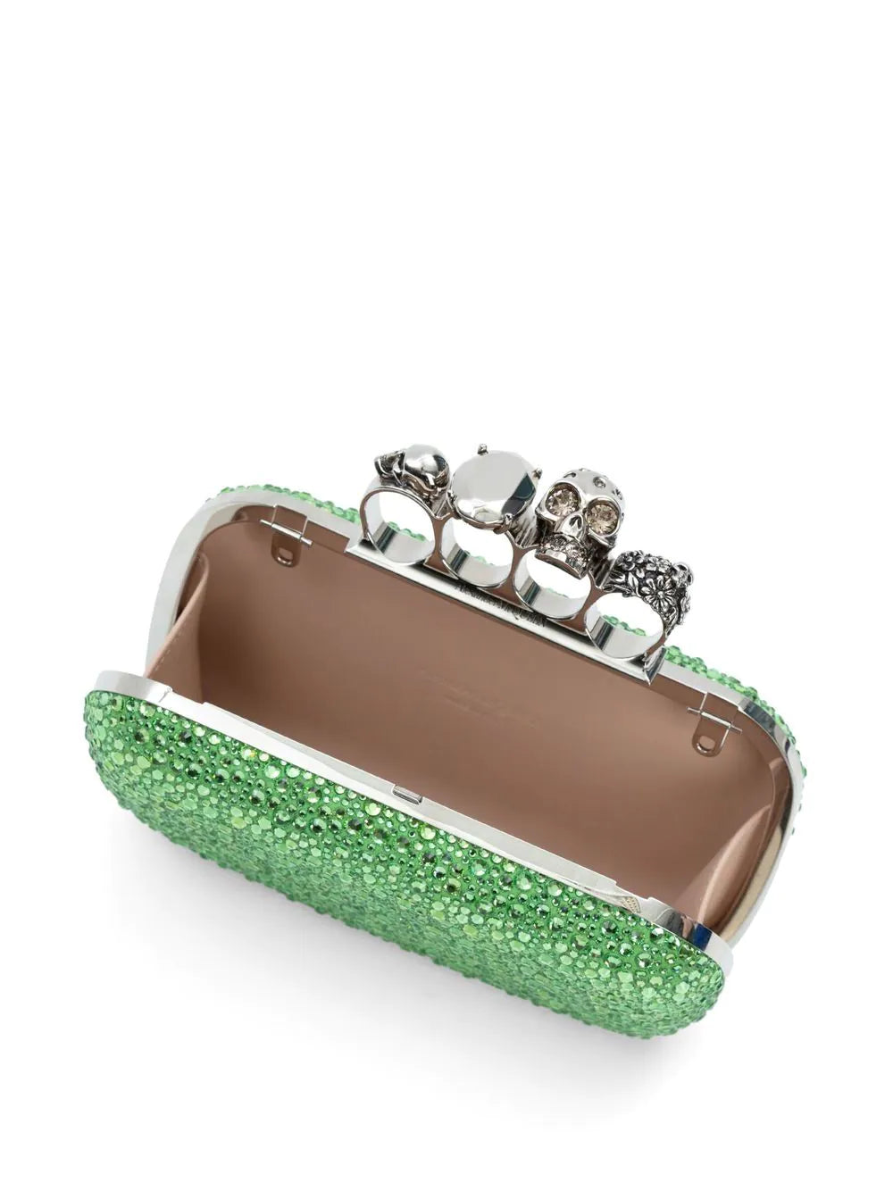 Alexander Mcqueen embellished skull clutch bag