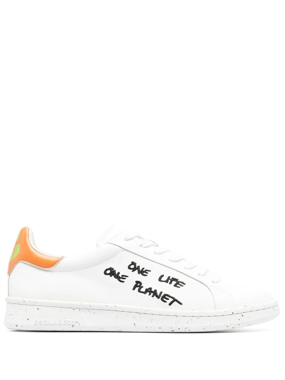 Dsquared2 slogan-embroidered low-top sneakers