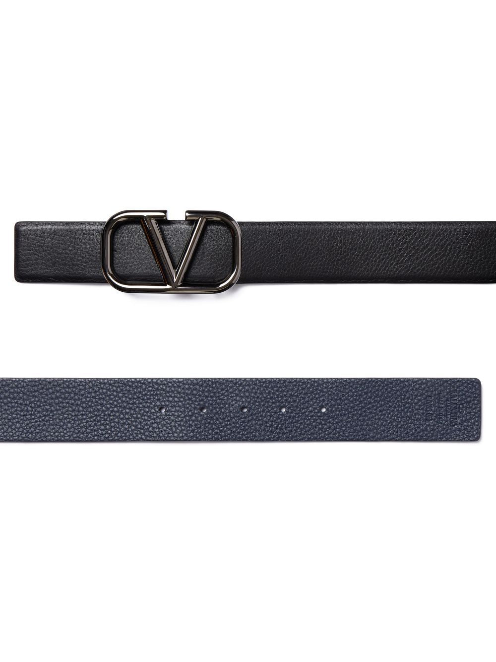Valentino Garavani VLogo Signature reversible leather belt