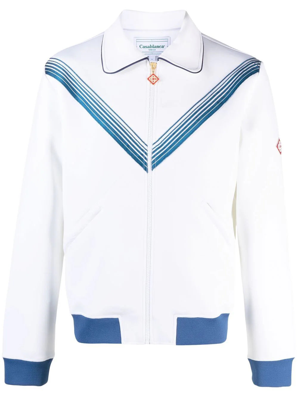 Casablanca  Emblem De Caza zip-up sweater