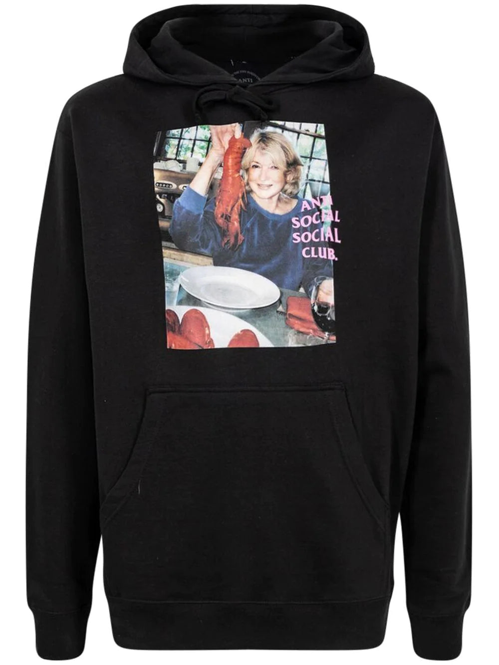 Anti Social Social Club  x Martha Stewart Lobster hoodie "Black"