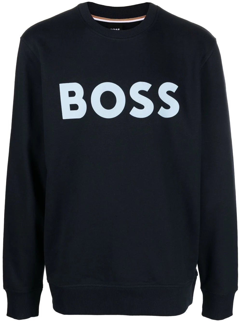 BOSS  logo-print cotton sweatshirt