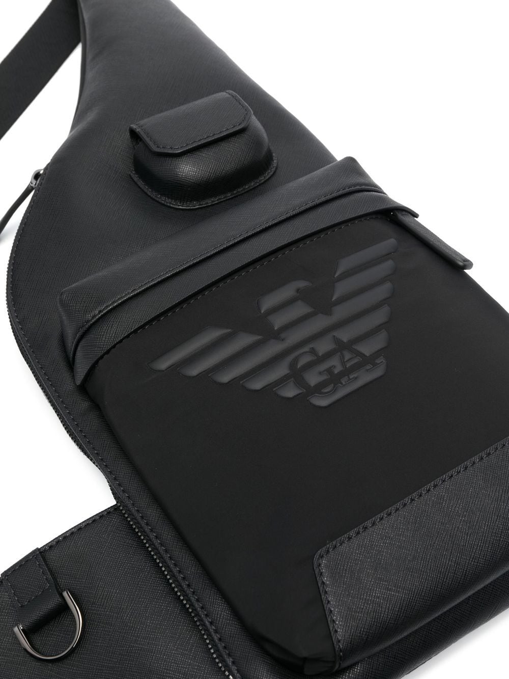 Emporio Armani embossed-logo backpack
