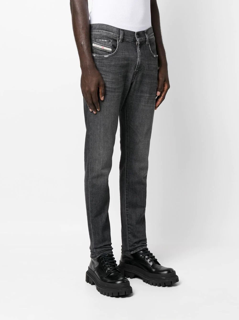 Diesel stonewash straight skinny jeans