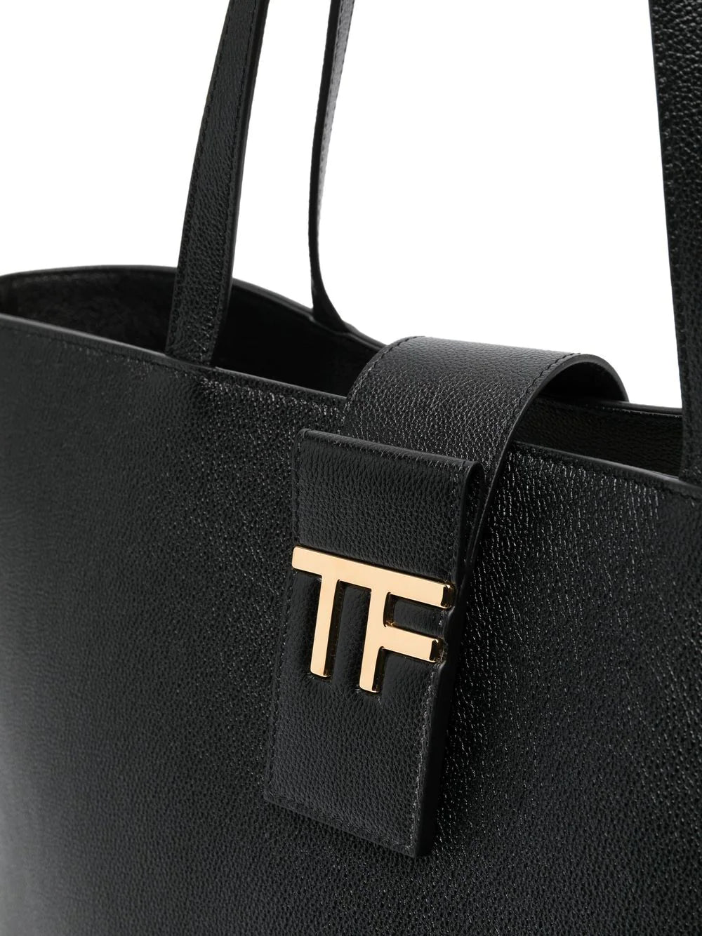 Tom Ford logo plaque tote bag