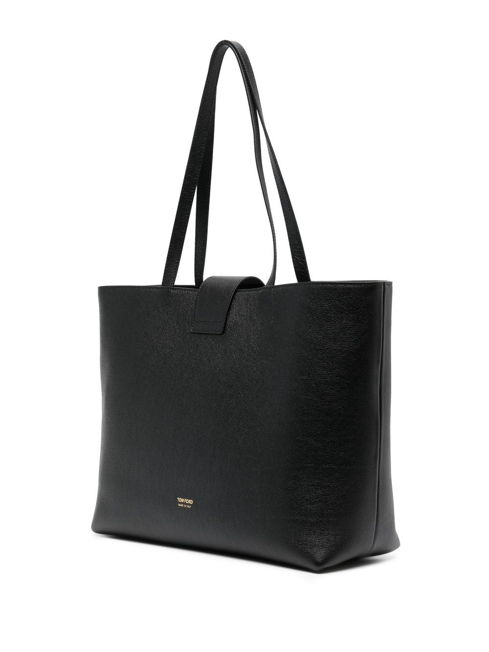 Tom Ford logo plaque tote bag