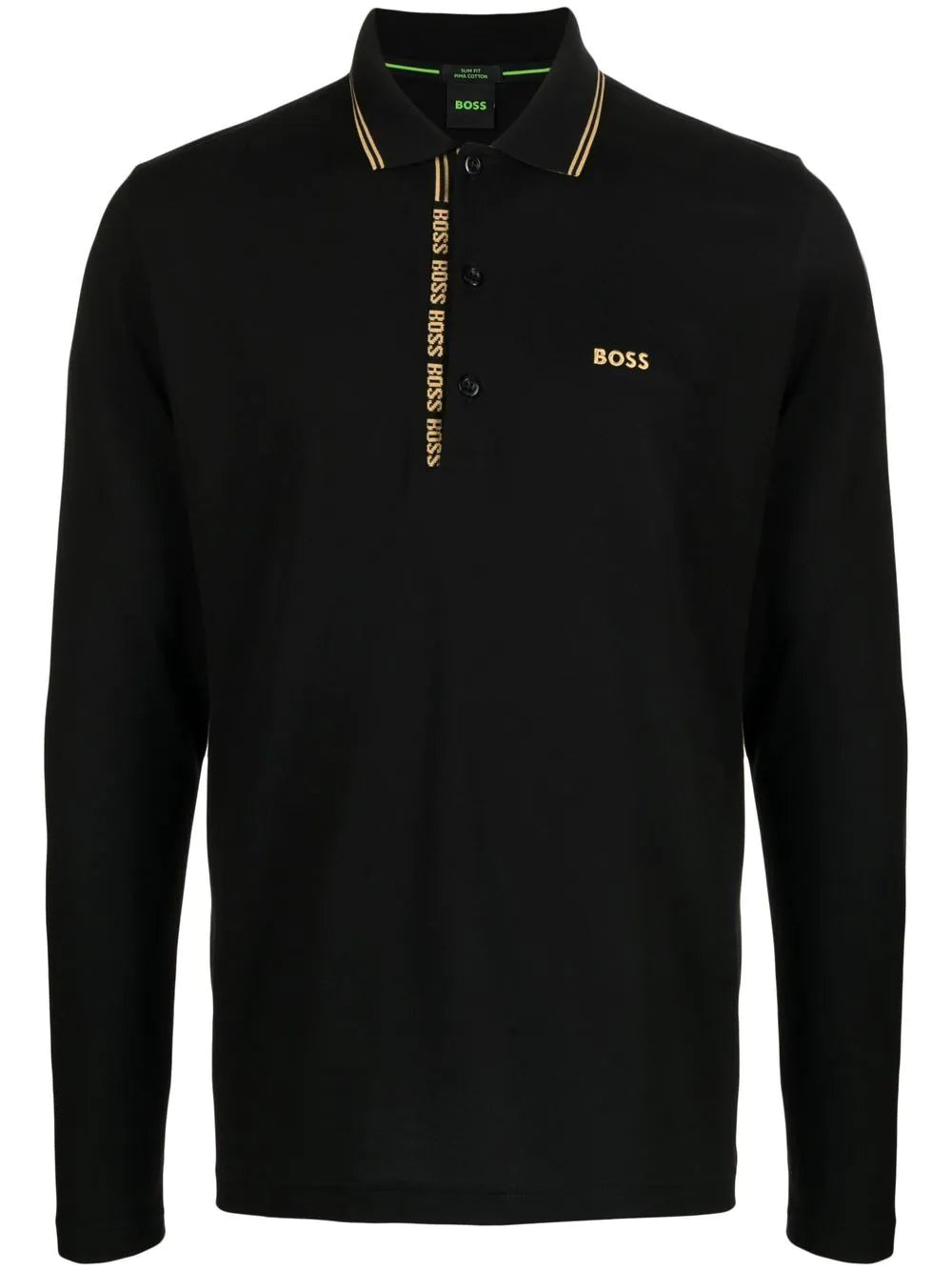 Boss long-sleeve polo-shirt