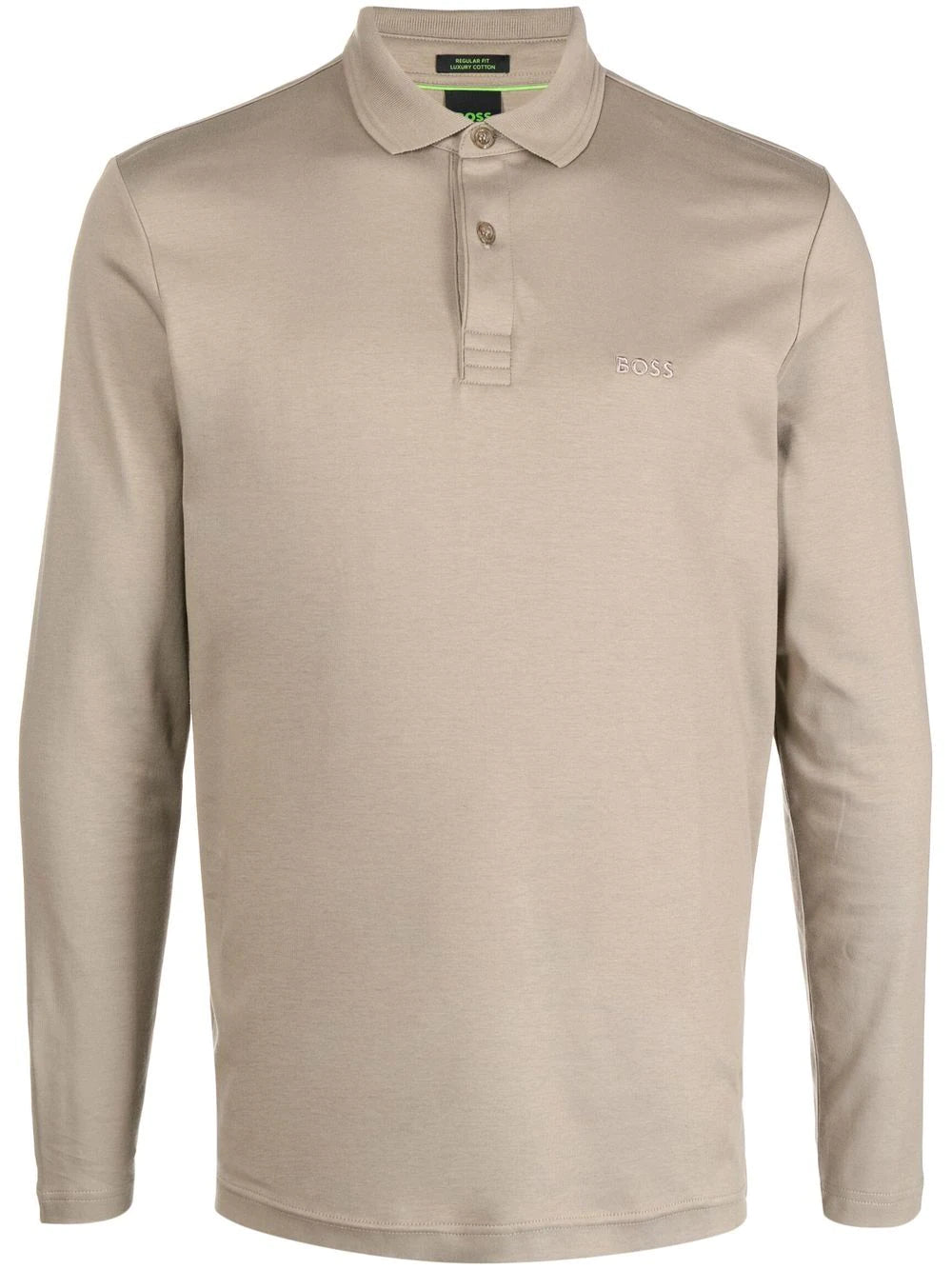 BOSS  embroidered-logo polo shirt