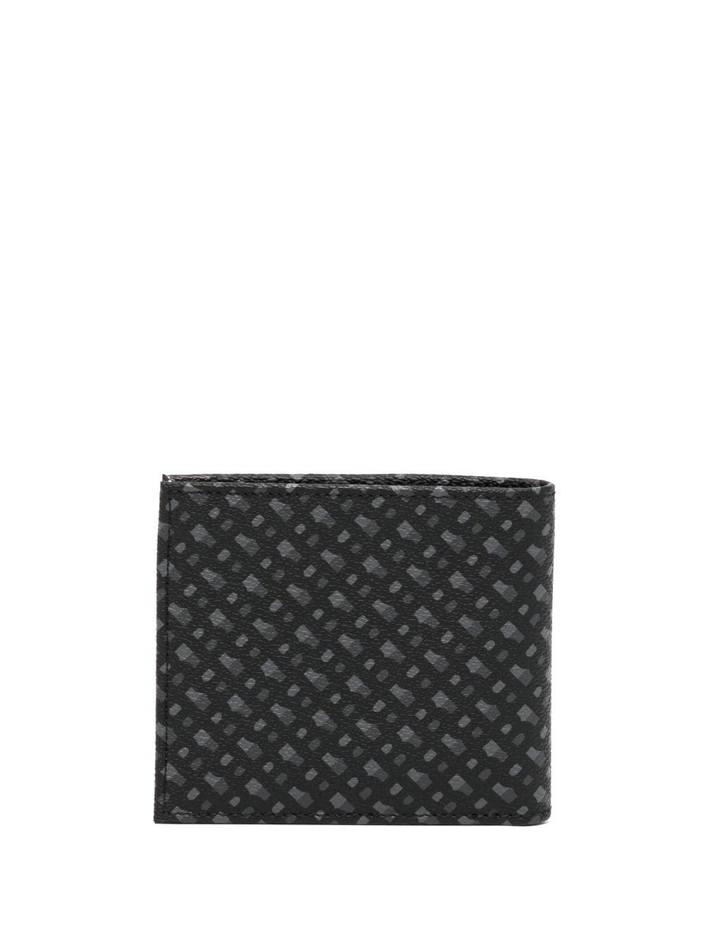 BOSS  striped logo-plaque wallet