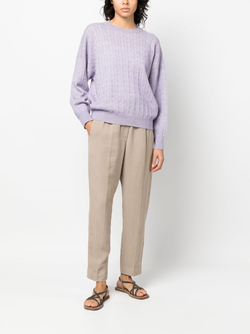 Brunello Cucinelli high-waisted trousers