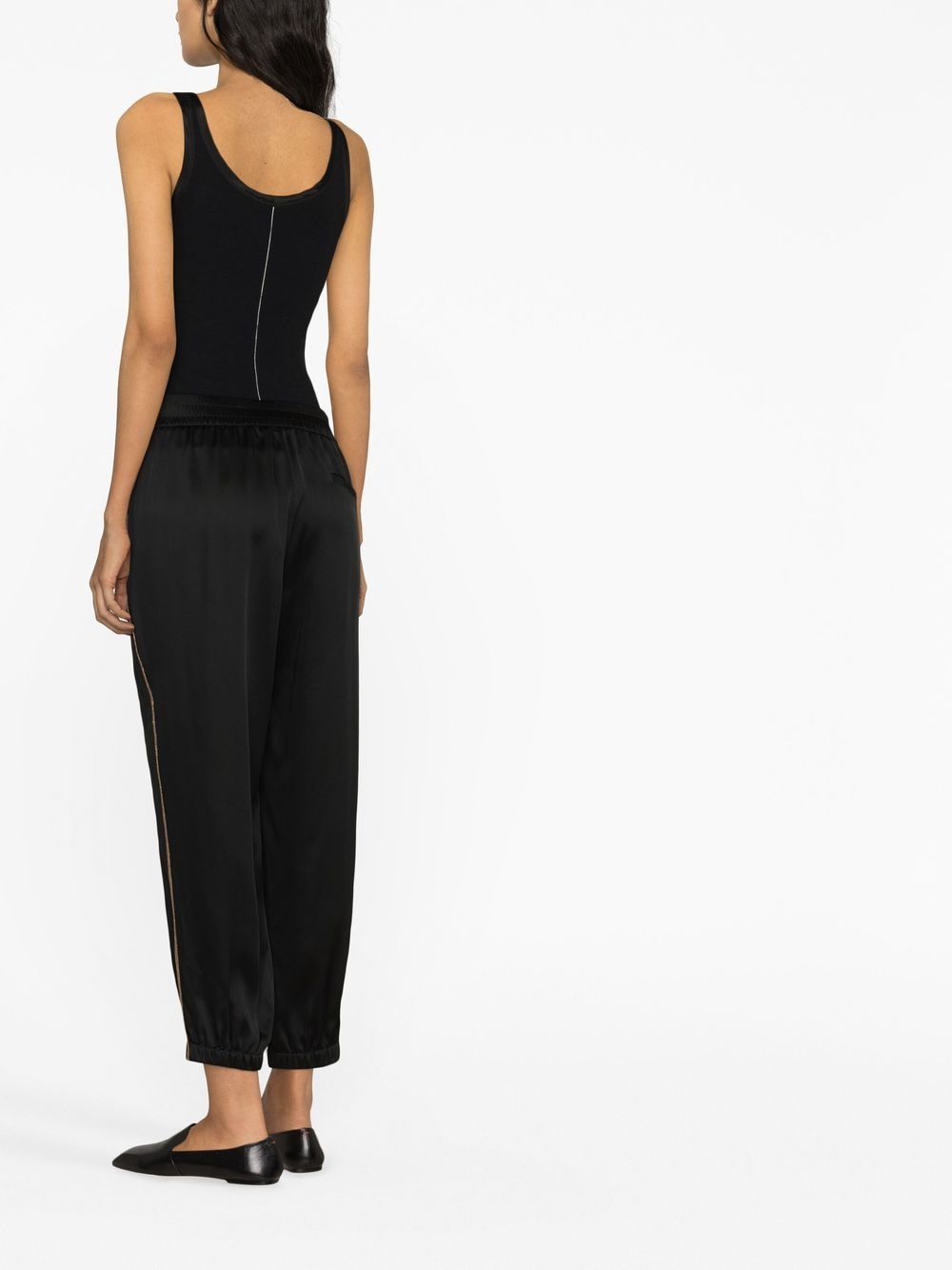 Brunello Cucinelli  side-stripe track pants