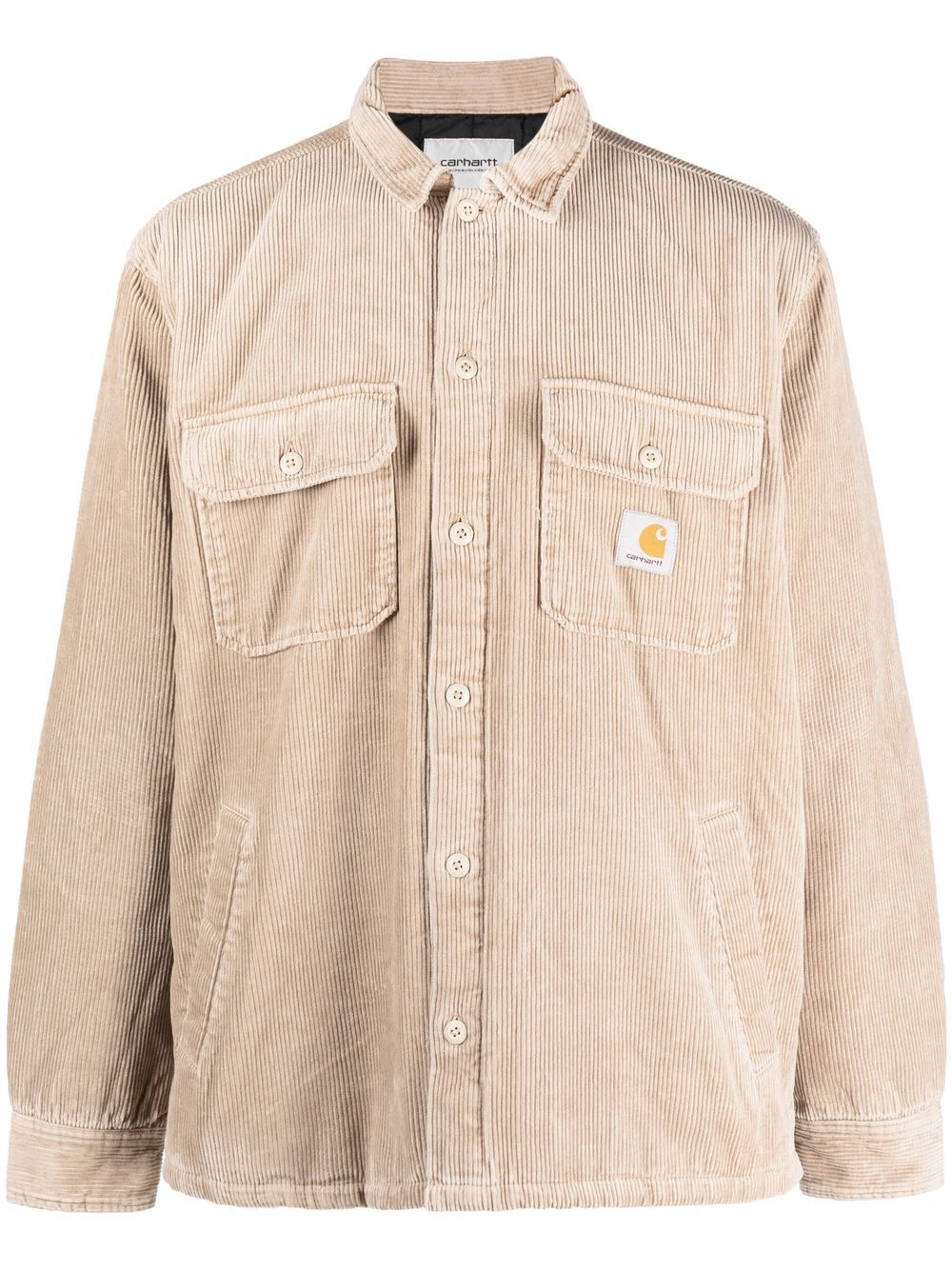 Carhartt WIP  logo-patch buttoned shirt