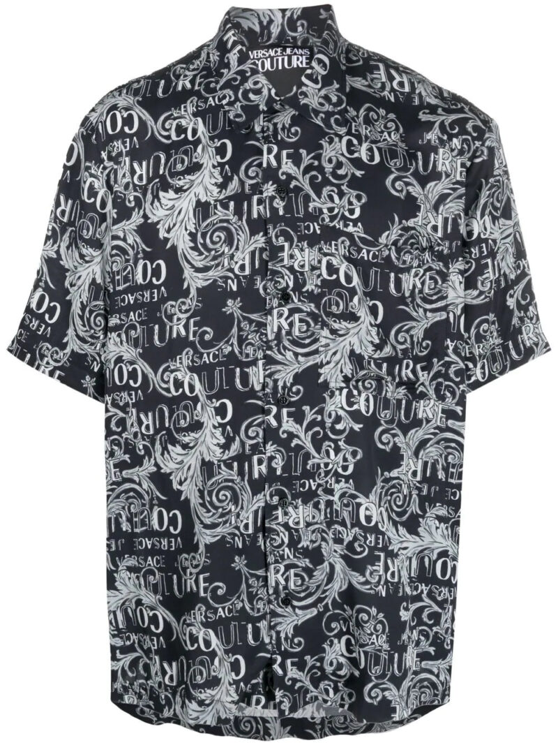 Versace Jeans Couture  baroque-print short-sleeve shirt