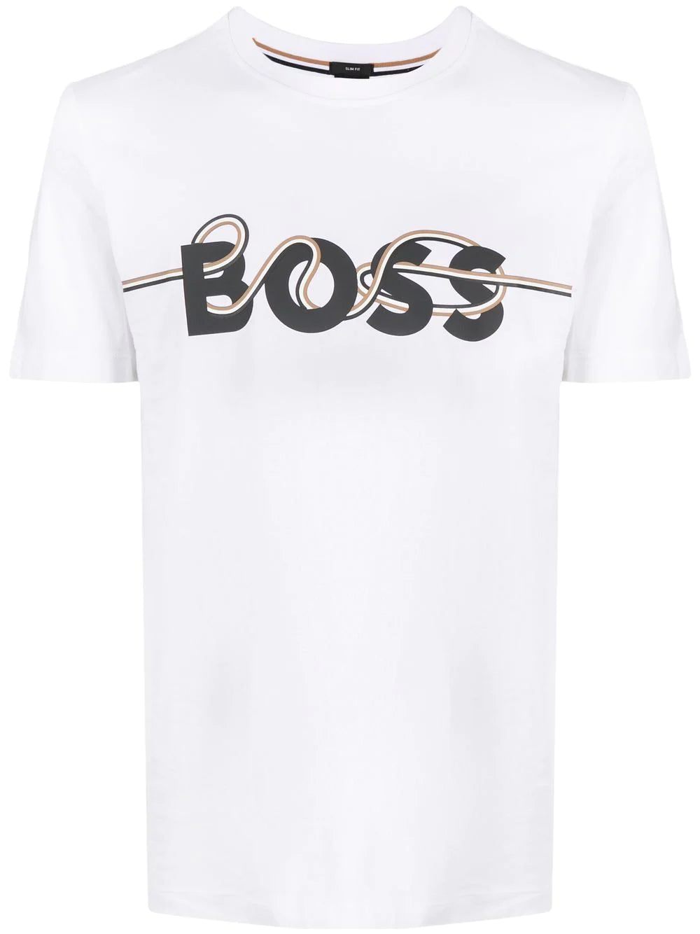 BOSS  logo-print short-sleeve T-shirt