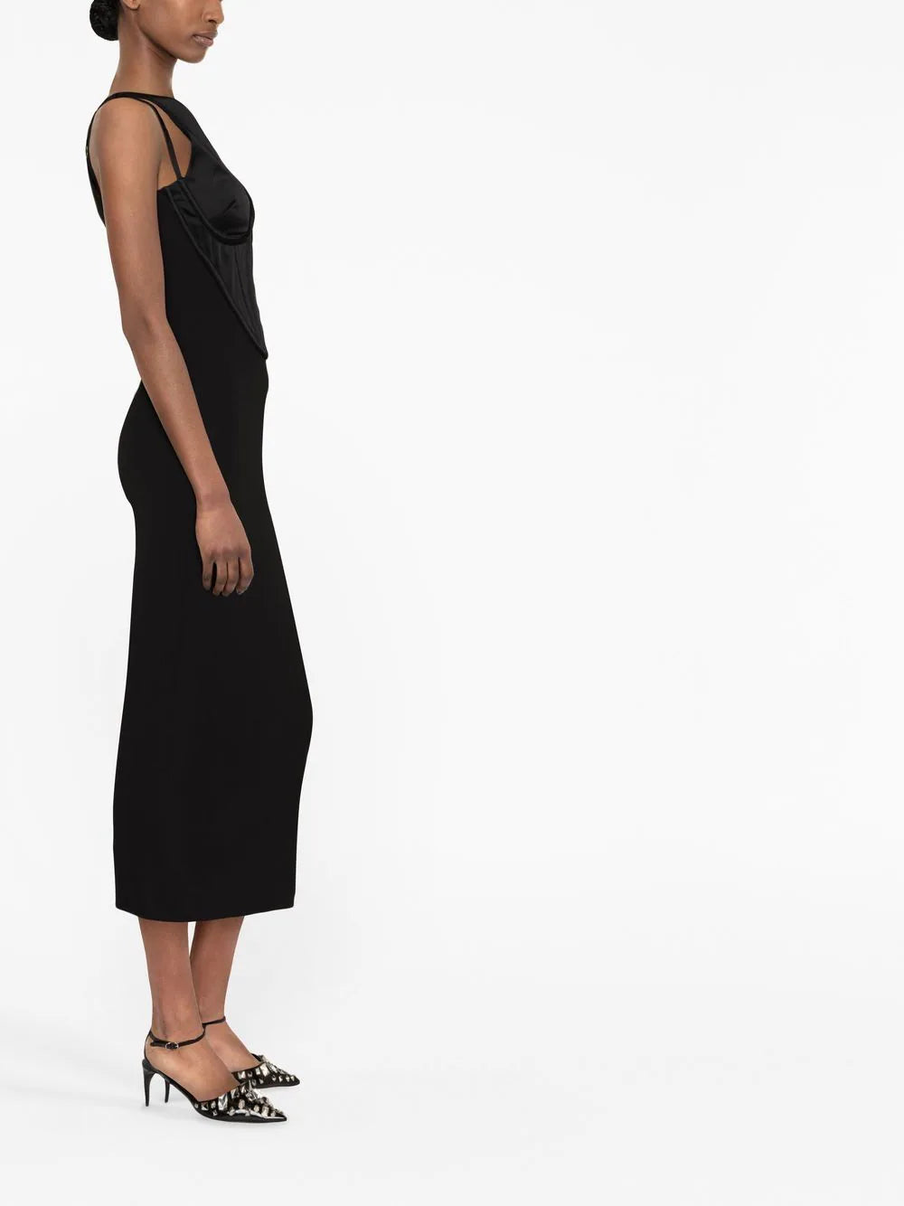 Versace corset midi dress